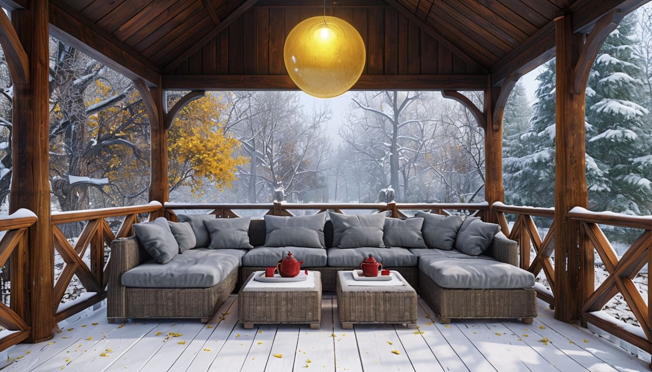 Напольное покрытие на улице зимой Напольное покрытие на улице зимой